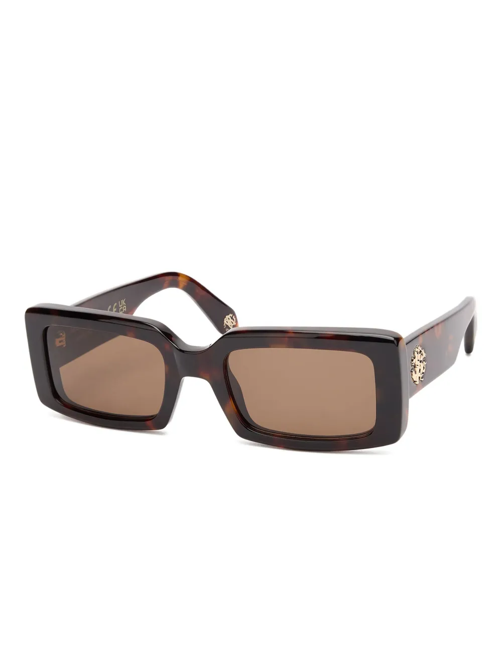 Roberto Cavalli rectangle-frame logo sunglasses | Brown | Image 1