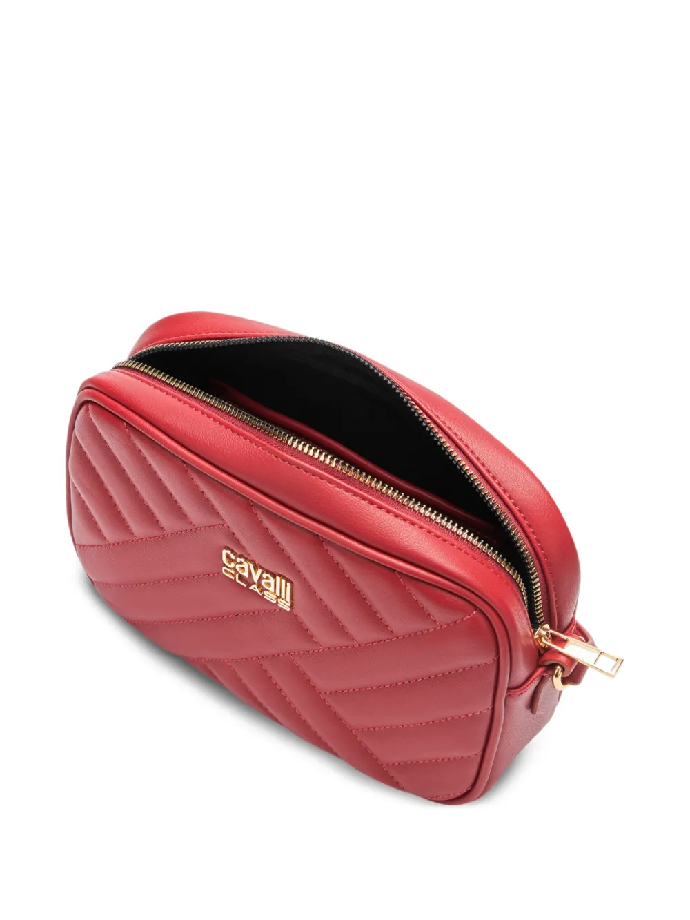 Roberto Cavalli Schoudertas met logo Rood