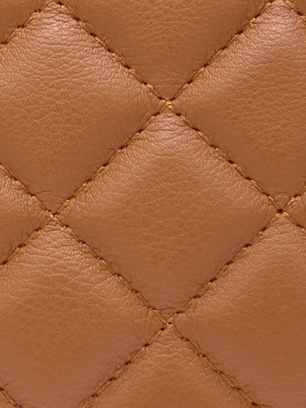 Roberto Cavalli Gewatteerde schoudertas met ketting Bruin