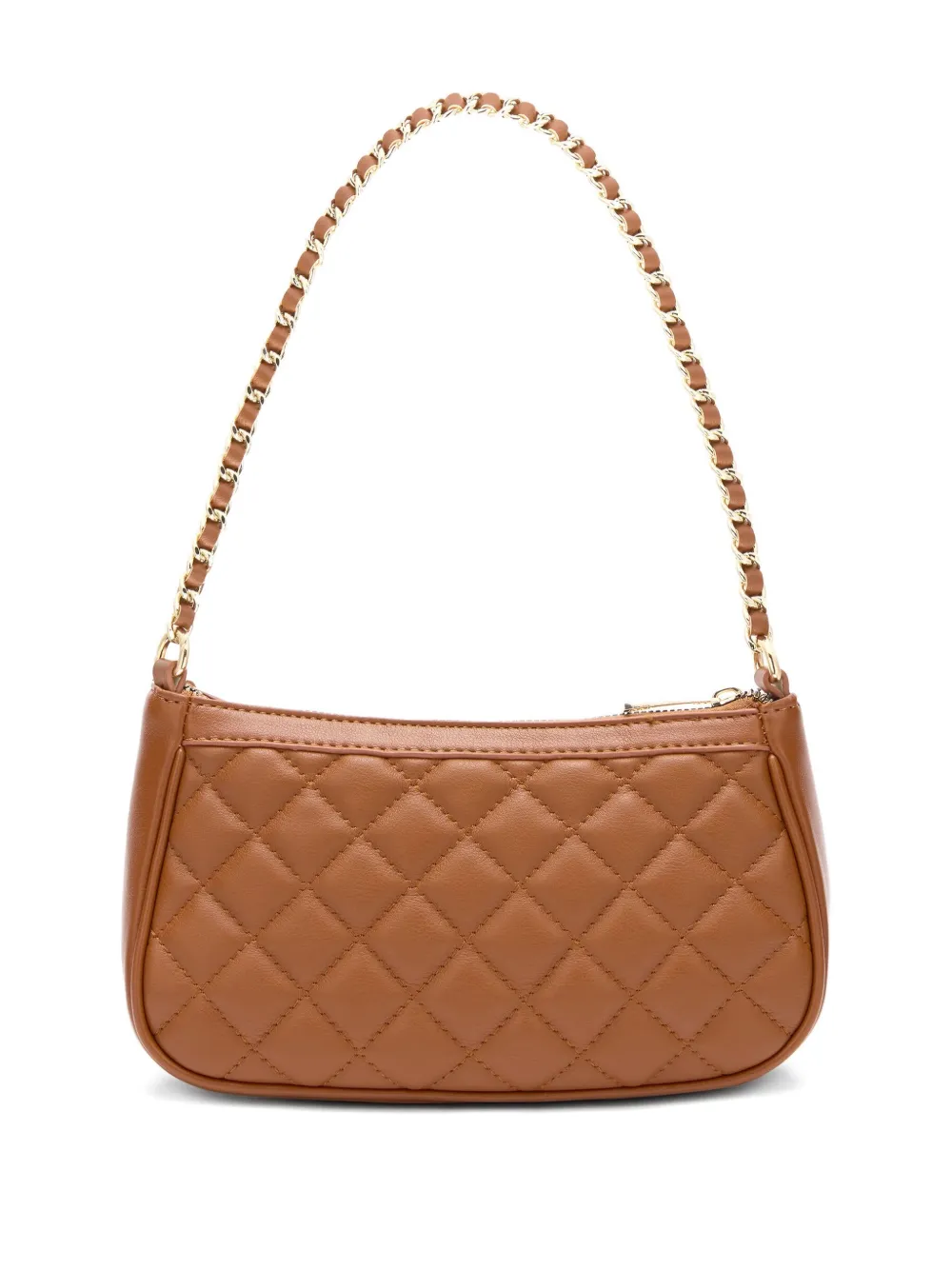 Roberto Cavalli Gewatteerde schoudertas met ketting Bruin