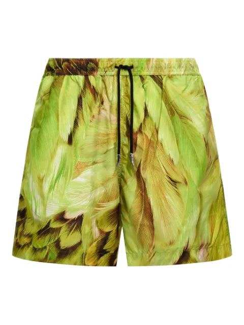 Roberto Cavalli Plumange printed swim trunks