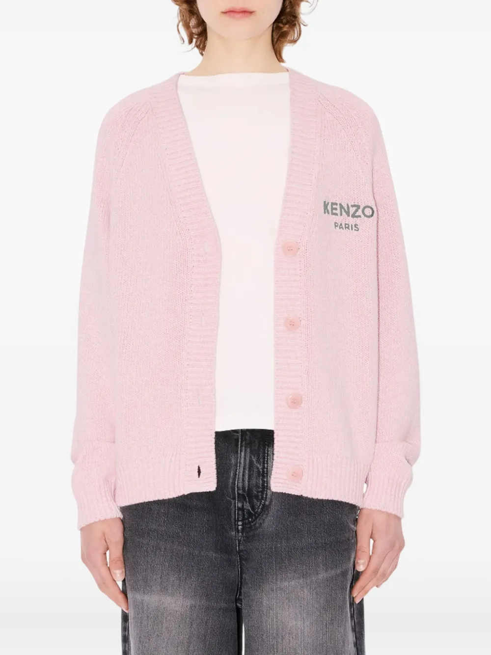 Kenzo Boke Flower V-neck cardigan | Cardigans | Image 2