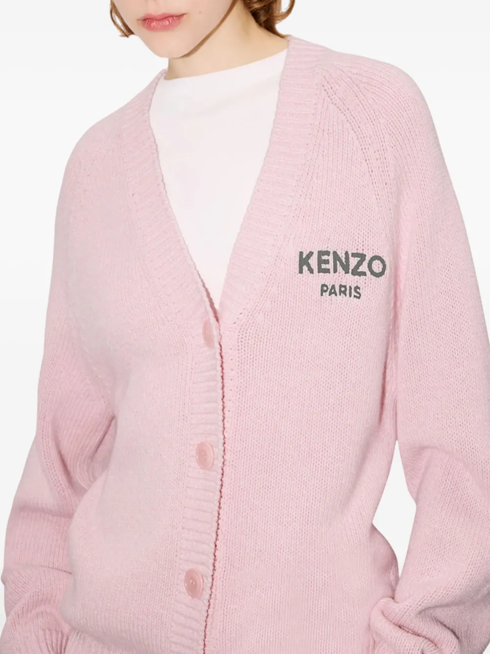 Kenzo Vest met V-hals Roze