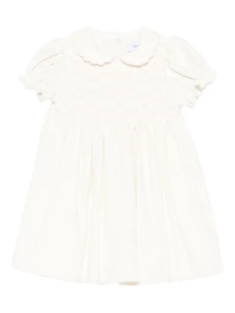 Siola smocking-detail dress