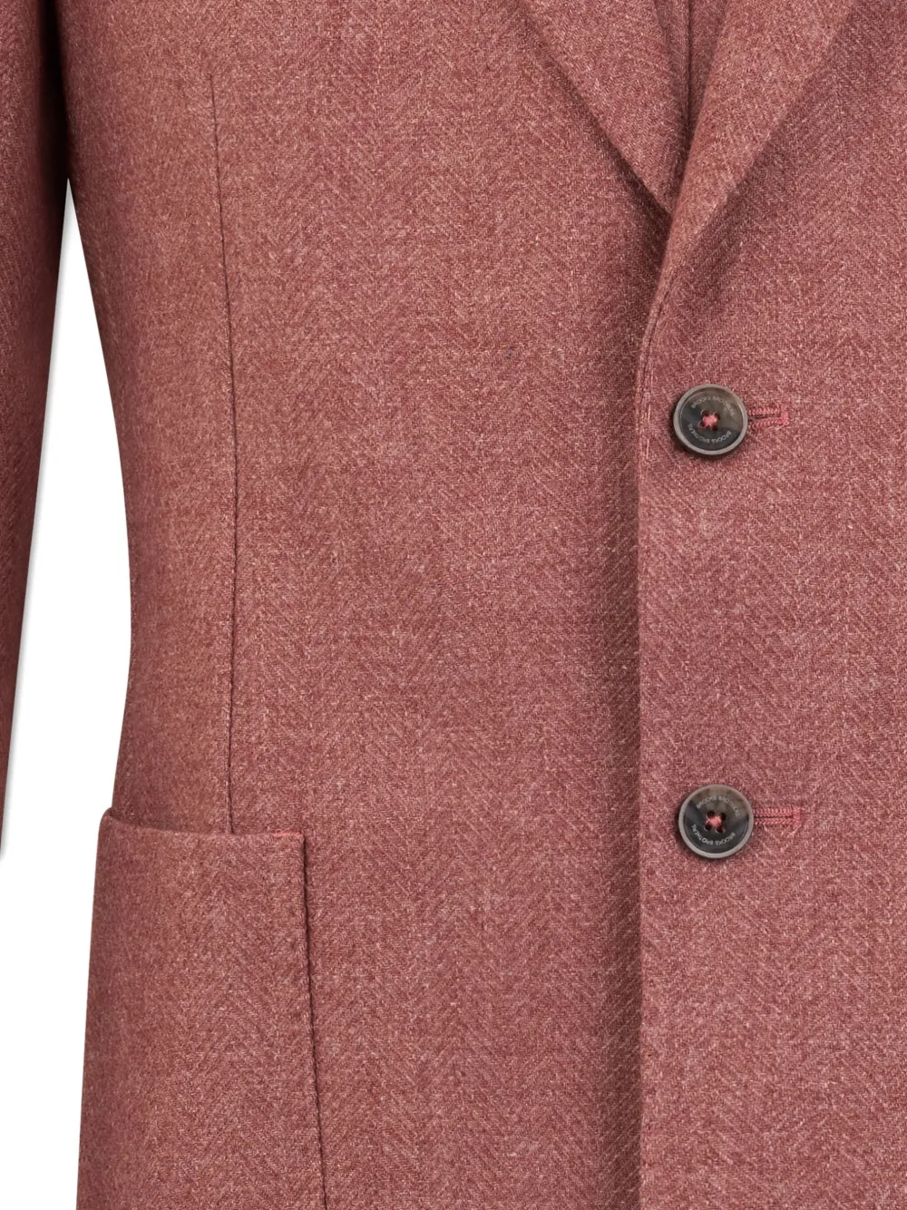 Brooks Brothers herringbone-pattern wool-blend blazer | Blazers | Image 2