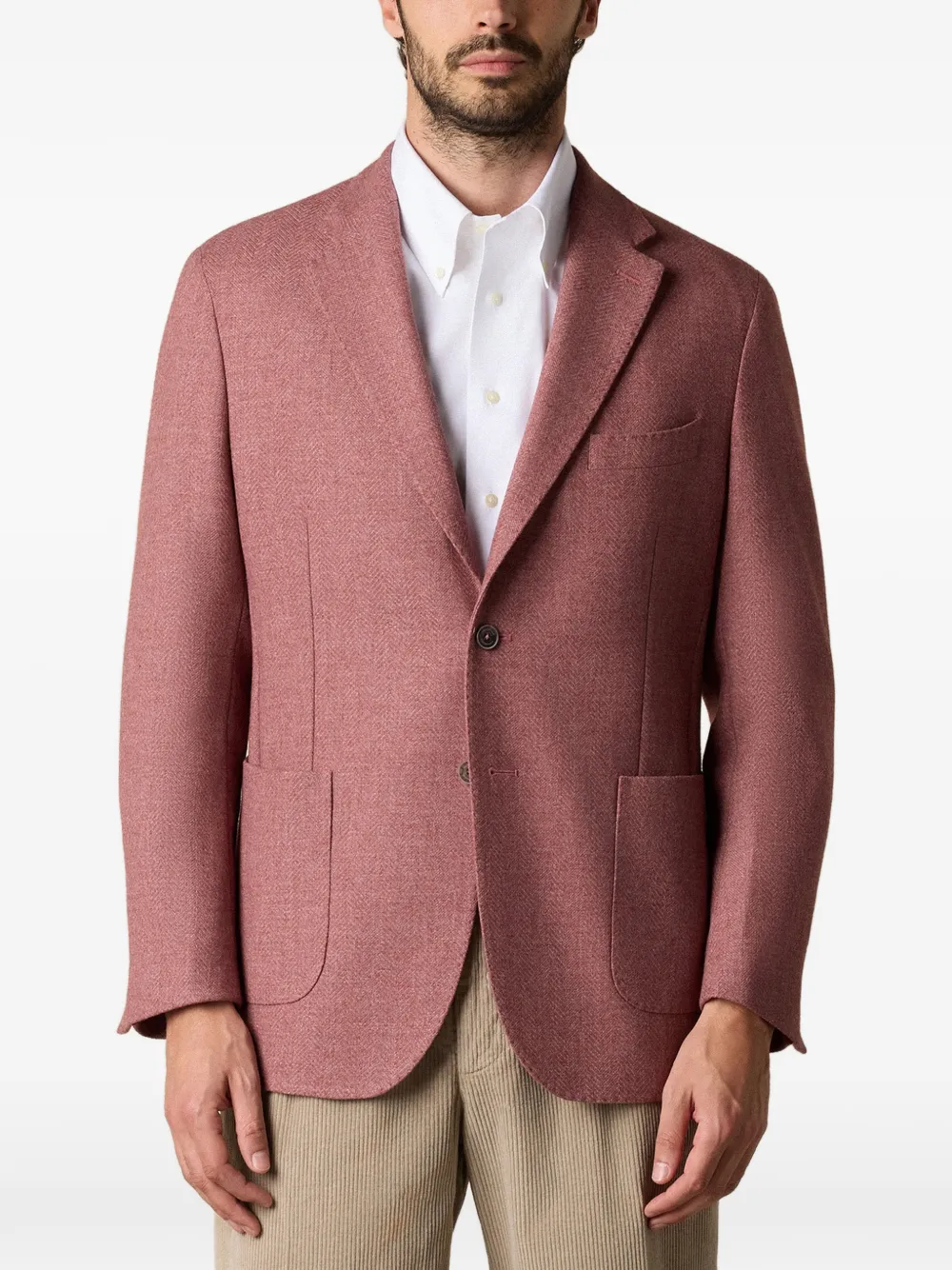  Brooks Brothers Single-breasted Blazer - Red 