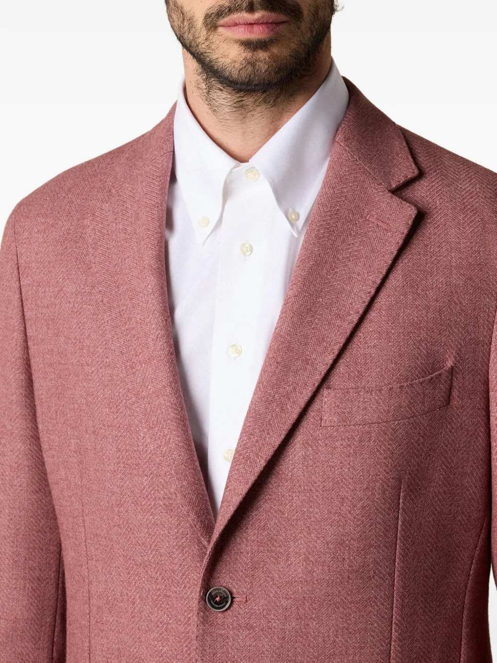 Brooks Brothers Trui met visgraatpatroon Rood