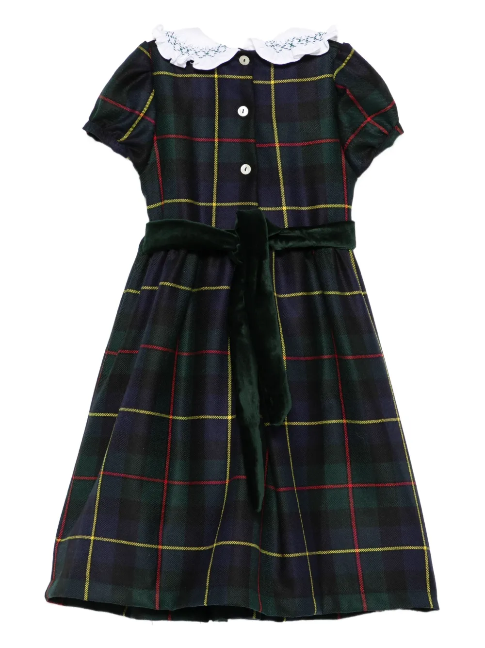 Siola Geruite jurk Groen