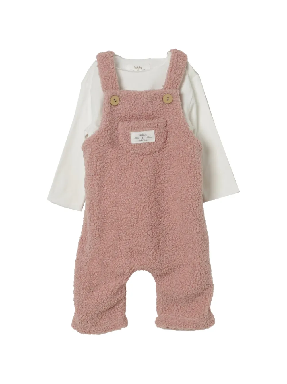 TEDDY & MINOU button pocket babywear - Rosa