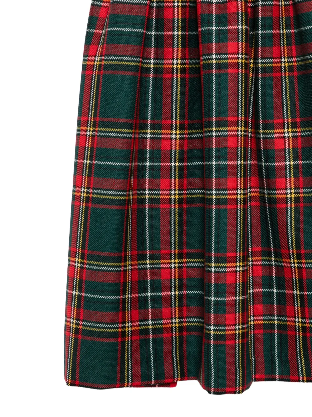 Siola Jurk met tartan ruit Groen
