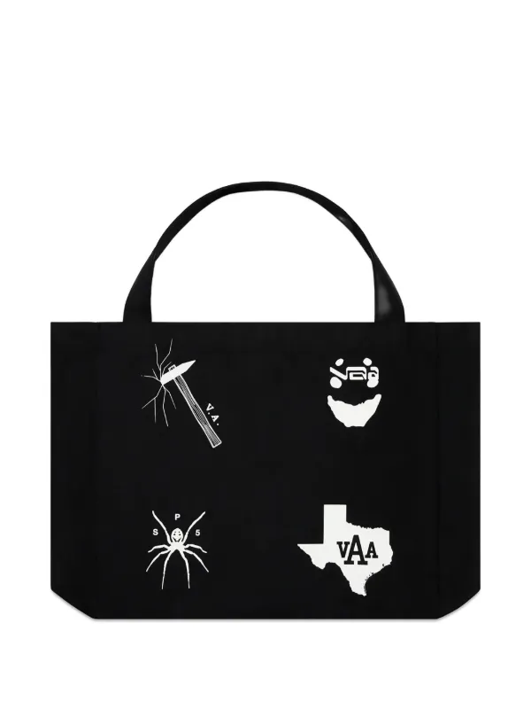 バッグ SP5IDER TOTE BAG SP5DER Vaa Tote Bag | Black | FARFETCH