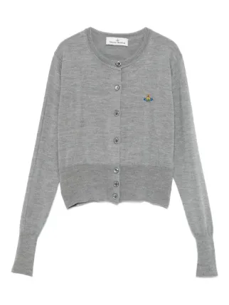 Vivienne Westwood Bea ロゴ カーディガン | グレー | FARFETCH JP