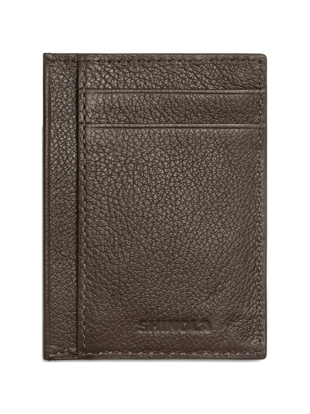 Shinola Canfield ID card holder - Marrone