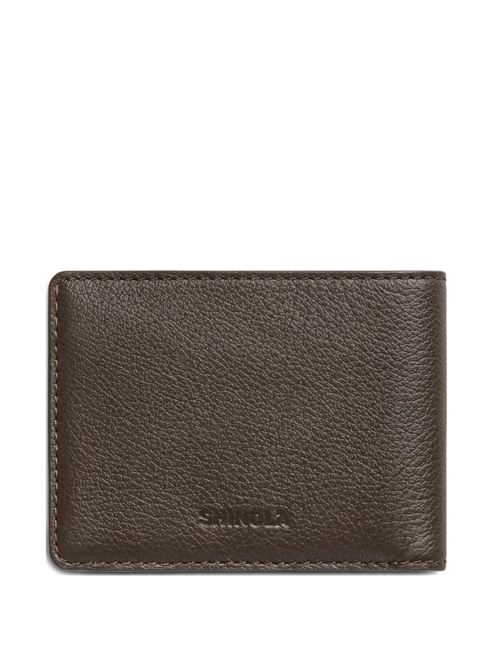 Shinola Canfield ID bifold wallet - Marrone