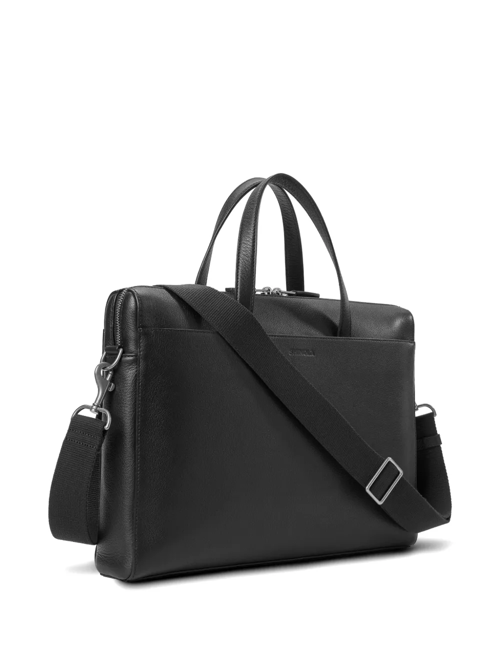 Shinola Canfield leren aktetas Zwart