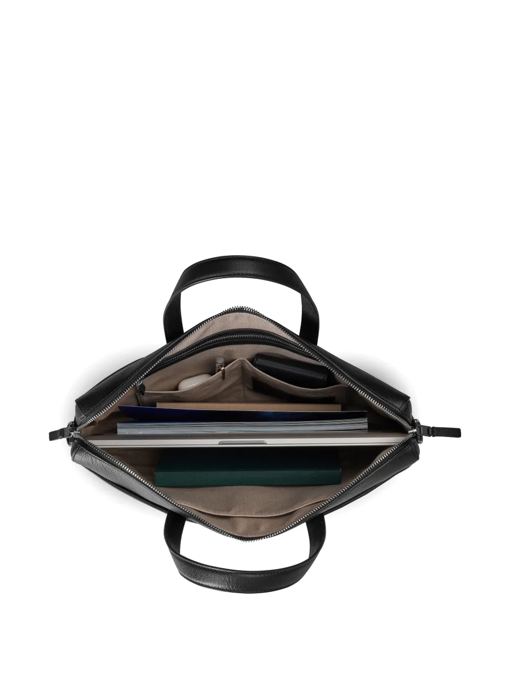 Shinola Canfield leren aktetas Zwart