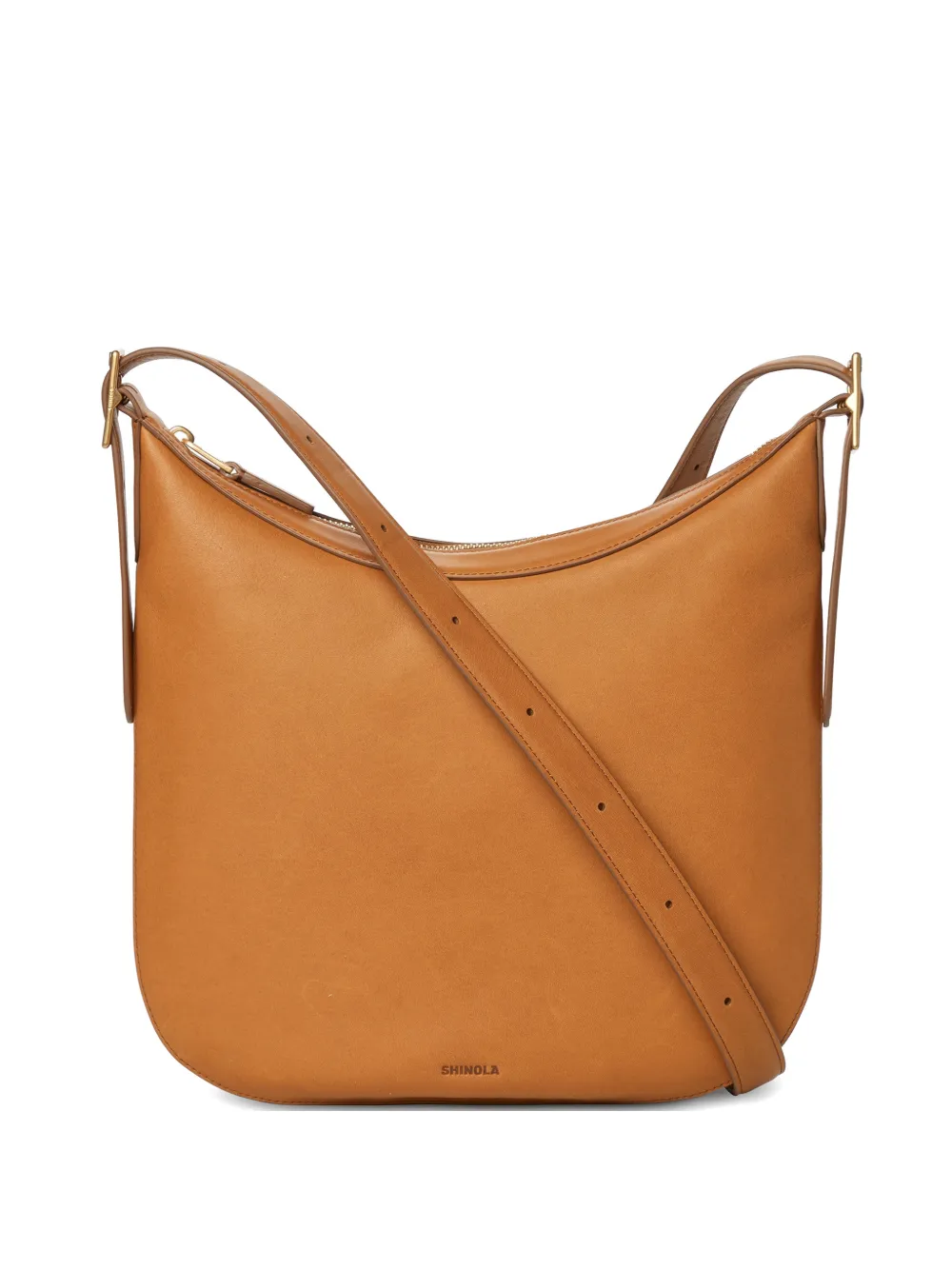 Shinola medium Bixby zip crossbody bag - Toni neutri