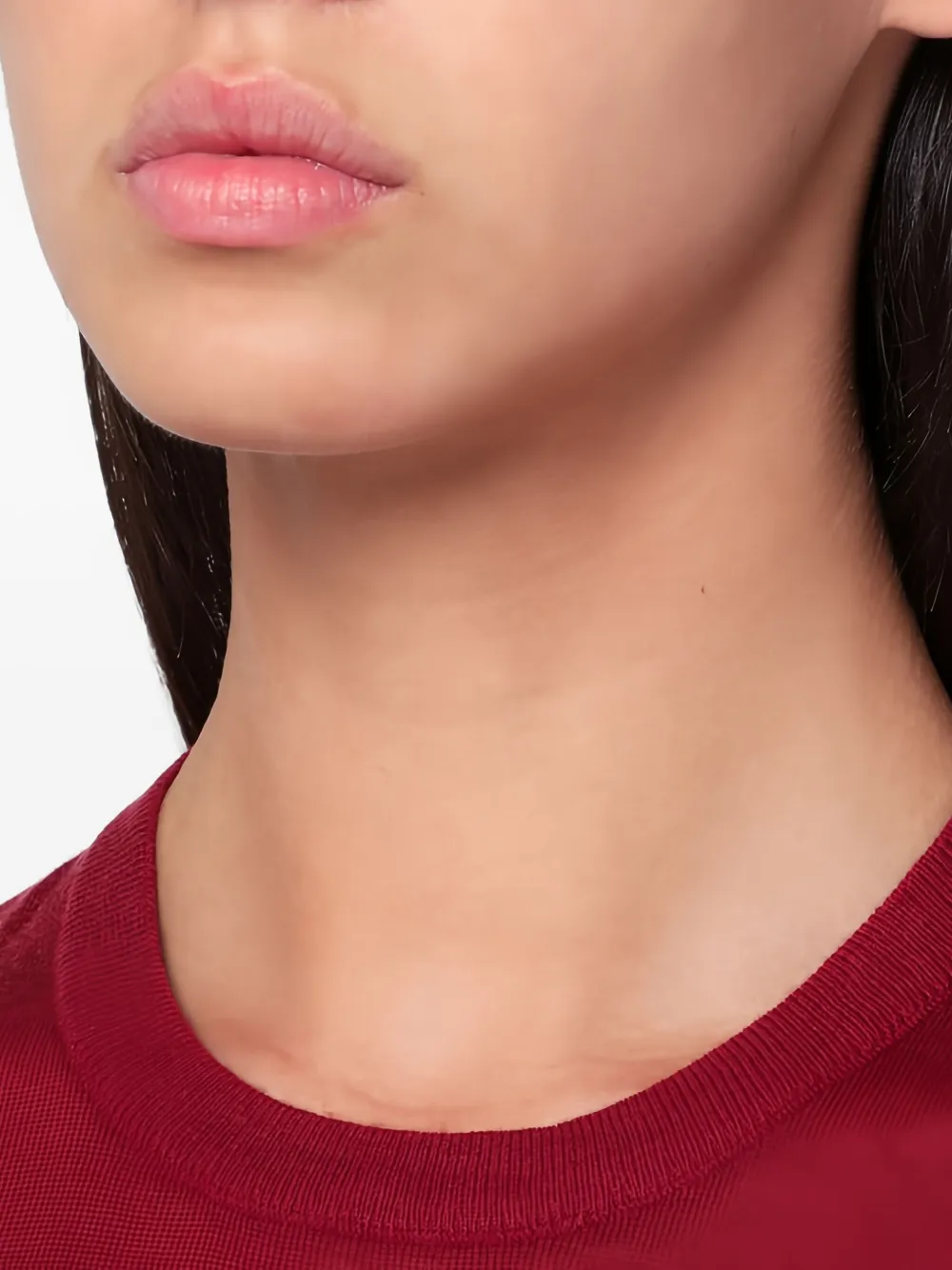 6397 Mouwloze top Rood