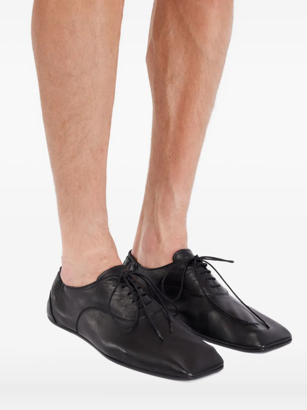 MM6 Maison Margiela Oxford schoenen met vierkante neus Zwart