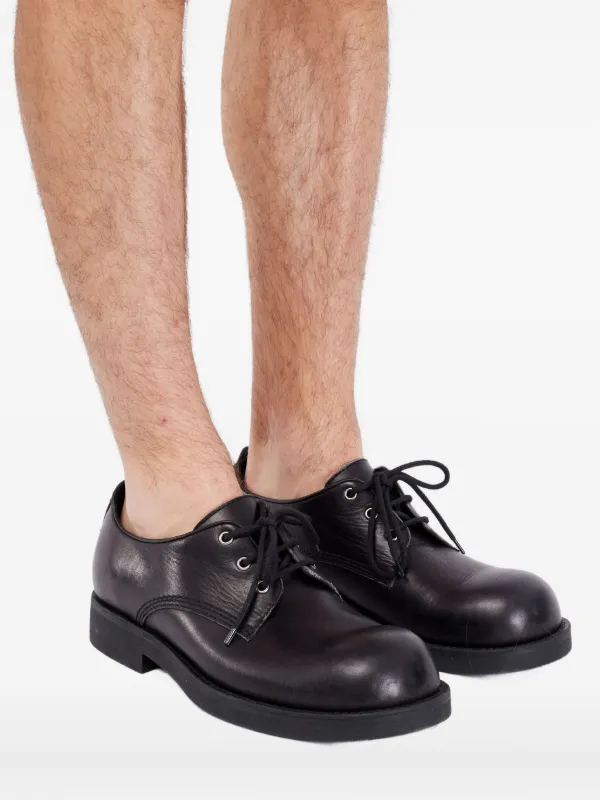 MM6 Maison Margiela lace-up Derby Shoes | Black | FARFETCH