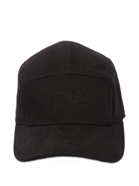 MM6 Maison Margiela logo-motif cotton baseball cap