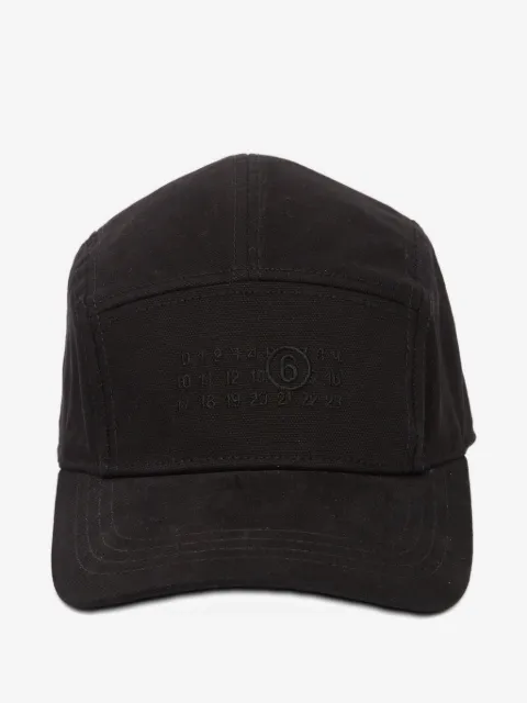 MM6 Maison Margiela gorra de lona de algodón