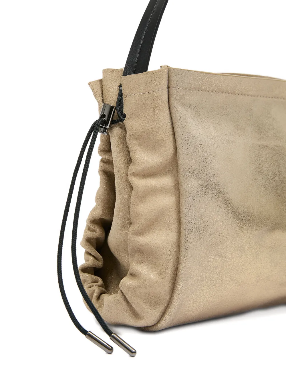 Maison Margiela Schoudertas met trekkoord Beige