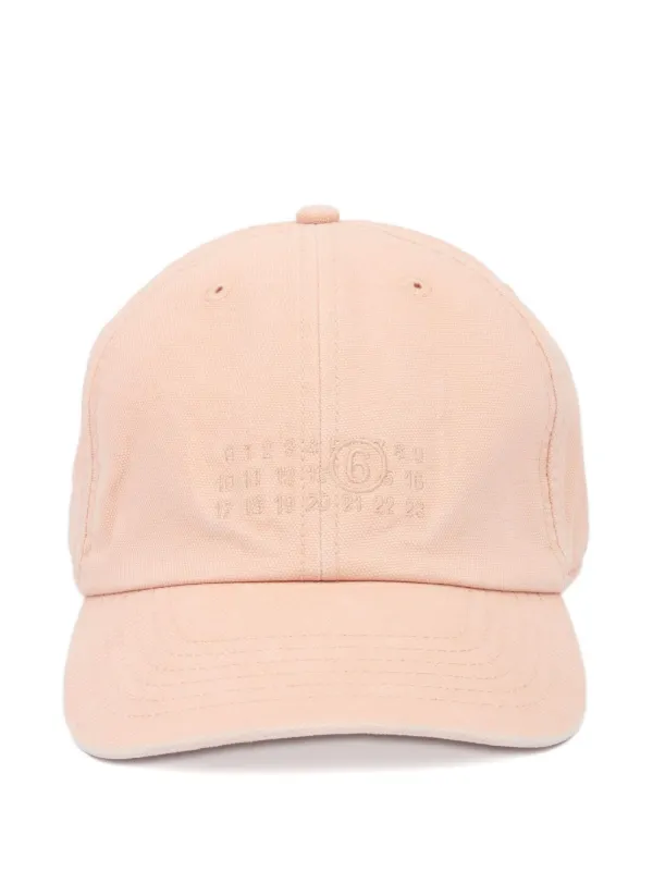 MM6 Maison Margiela ロゴ キャップ | ピンク | FARFETCH JP