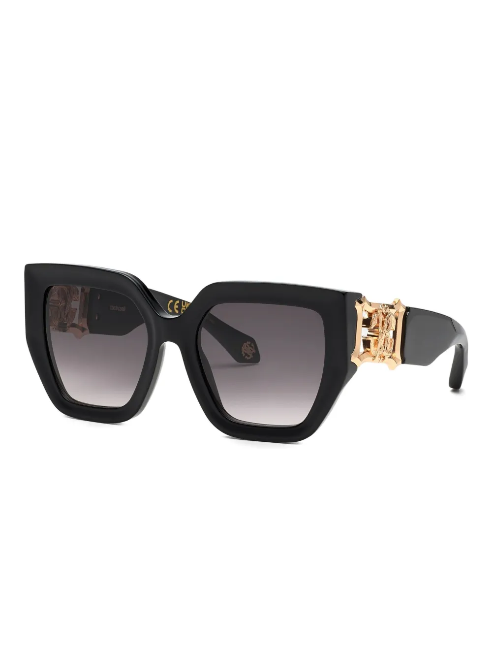 Roberto Cavalli Mirror Snake Collection sunglasses | Black | Image 1