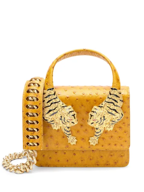 Roberto Cavalli Roar tiger-appliqué tote bag