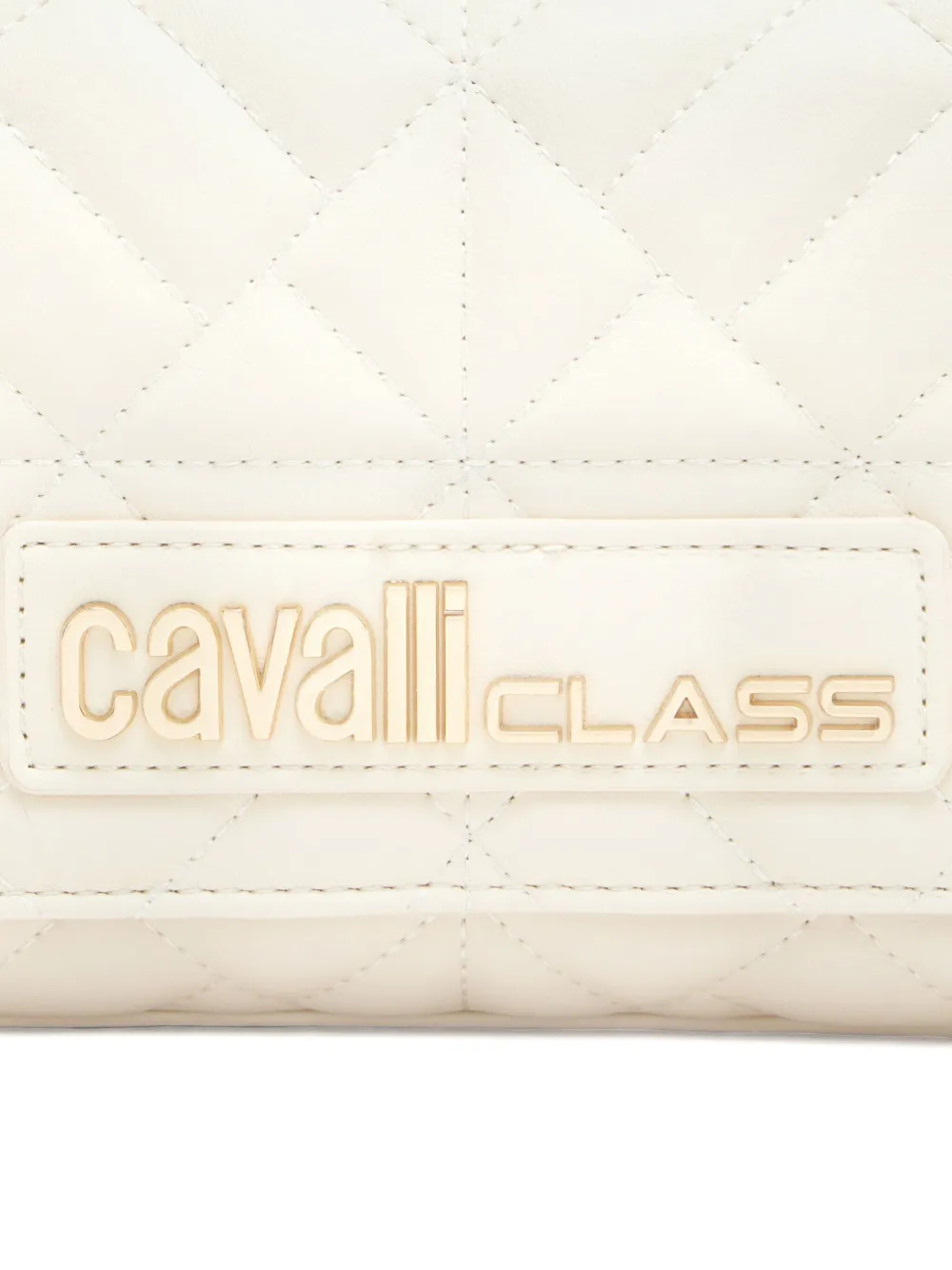 Roberto Cavalli Bag With Cavalli Class Chain Shoulder Strap In Neutral