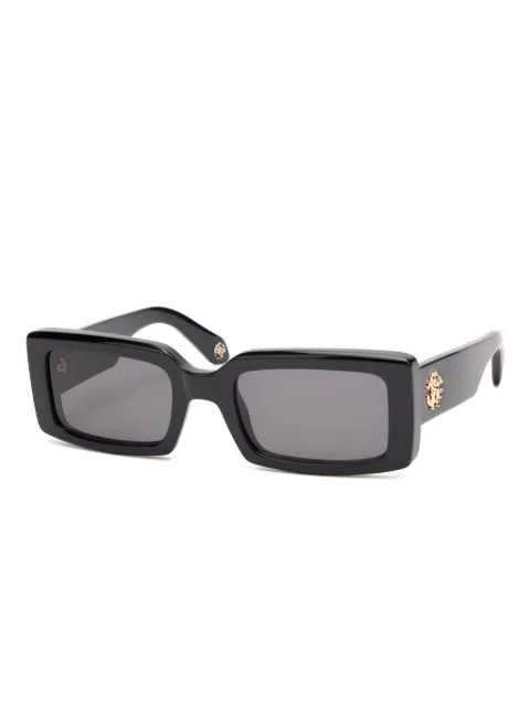 Roberto Cavalli rectangle-frame logo sunglasses