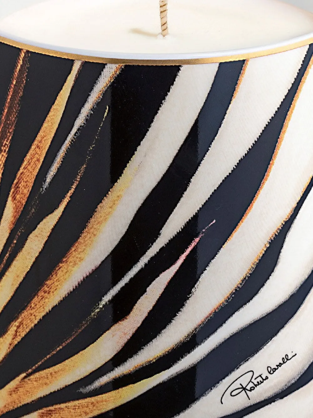 Roberto Cavalli Ray of Gold kaars - Zwart