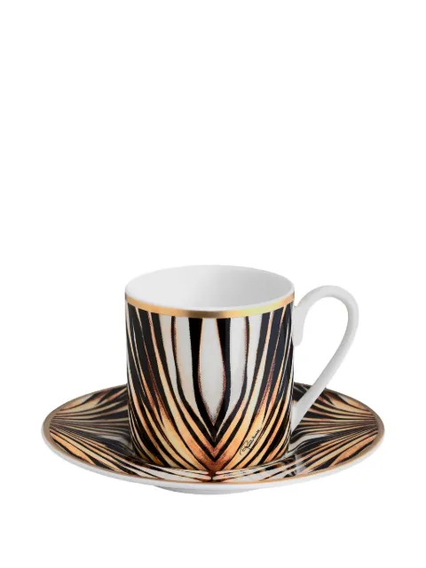 Roberto Cavalli Ray Of Gold coffee cups (set of two)