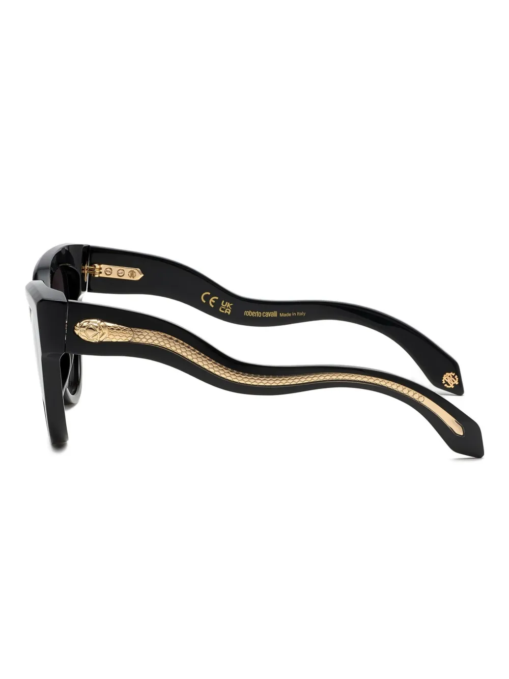 Roberto Cavalli Snake Collection zonnebril - Zwart