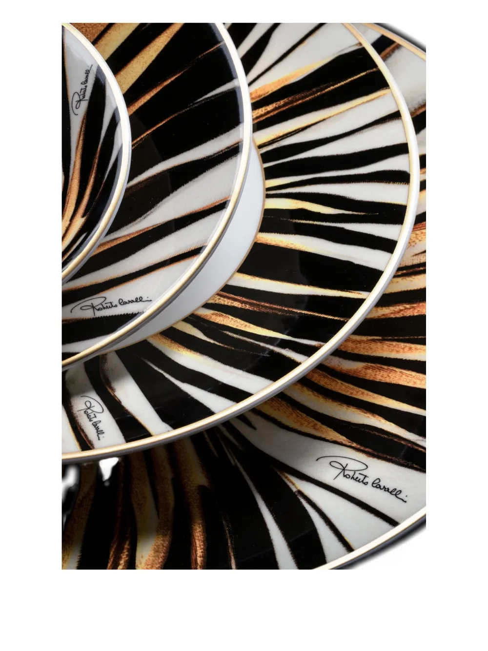 Roberto Cavalli Ray Of Gold soup plates (set of two) | Tableware | Image 2