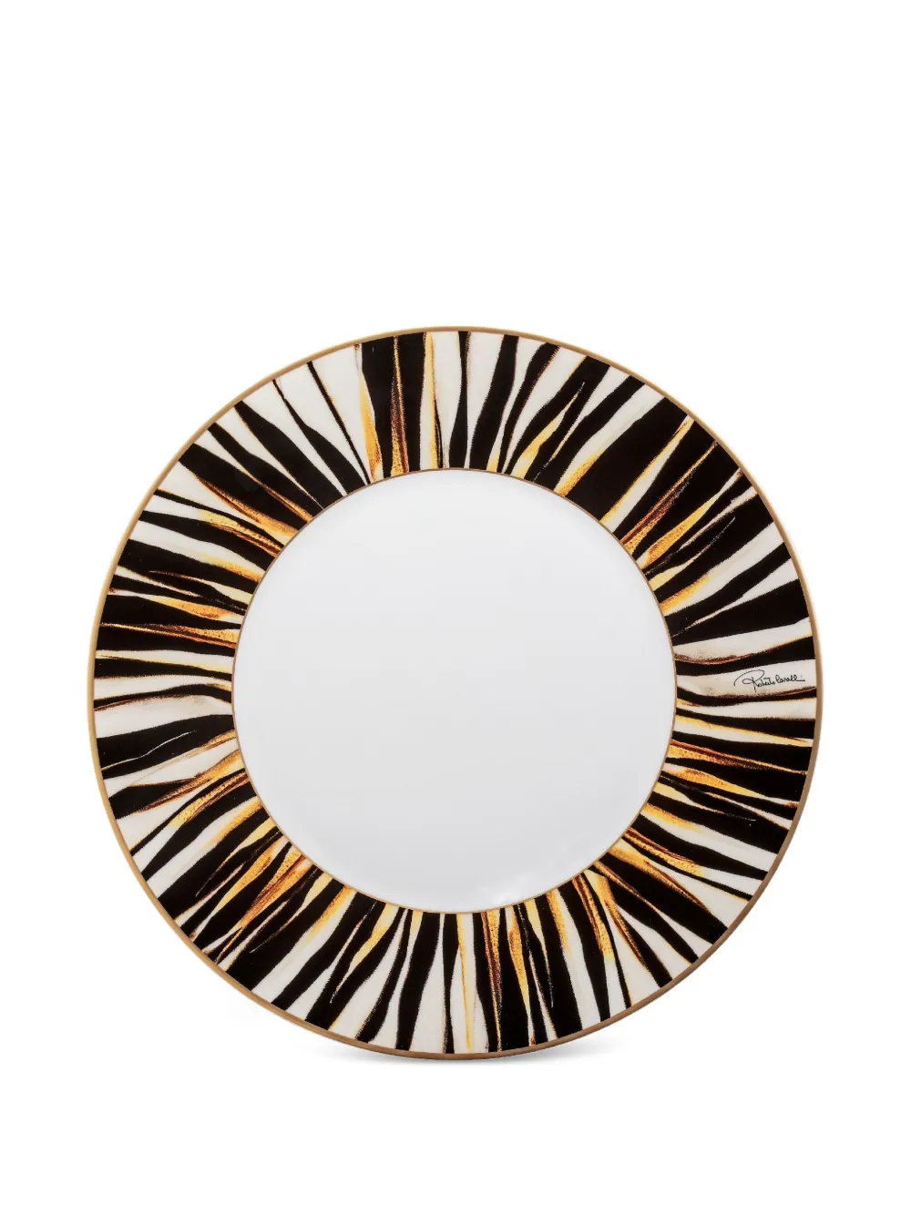 Roberto Cavalli Ray Of Gold soup plates (set of two) | blanc | Image 1