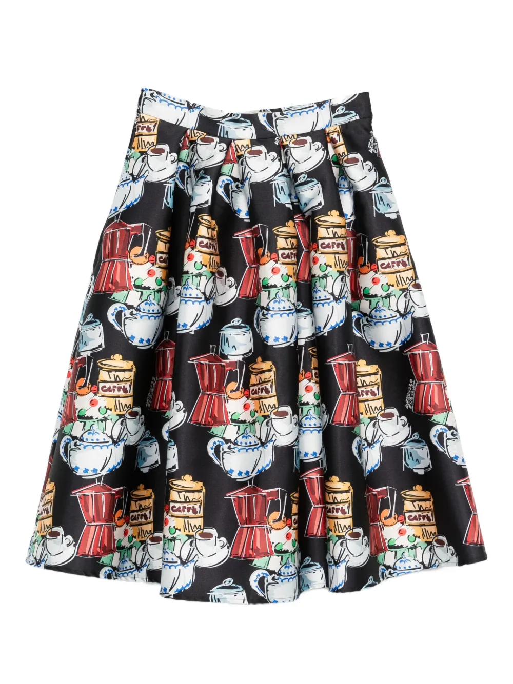 alessandro enriquez printed skirt | Black | Image 1