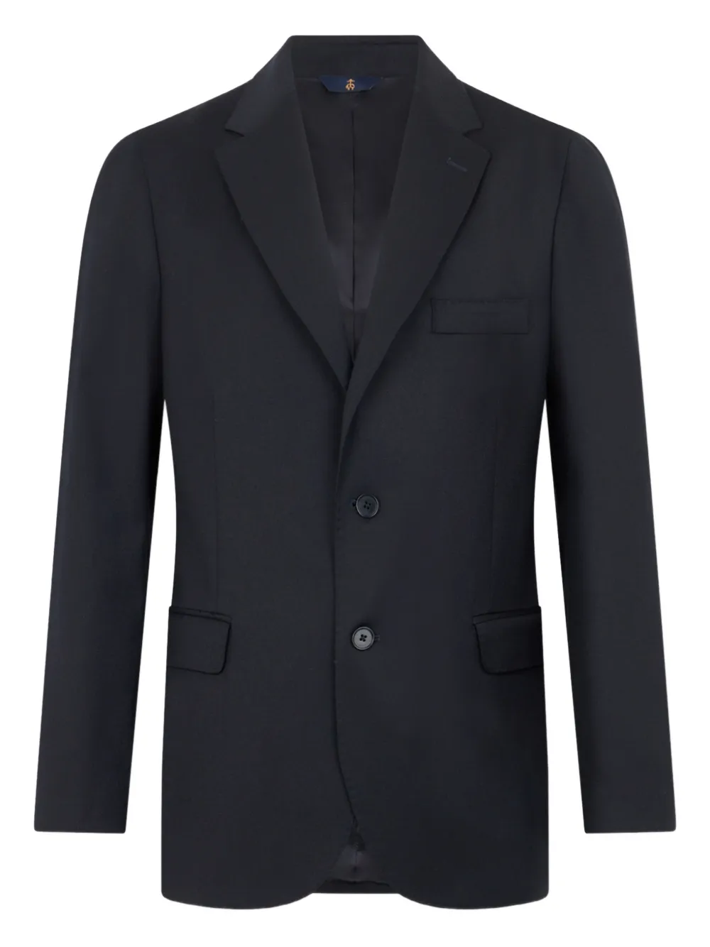 Brooks Brothers Blazer monopetto con revers classici - Blu