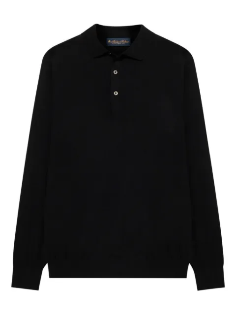 Brooks Brothers merino-wool long-sleeve polo shirt