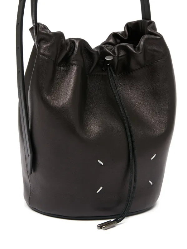 Maison Margiela ドローストリング ポーチ バケットバッグ | ブラウン