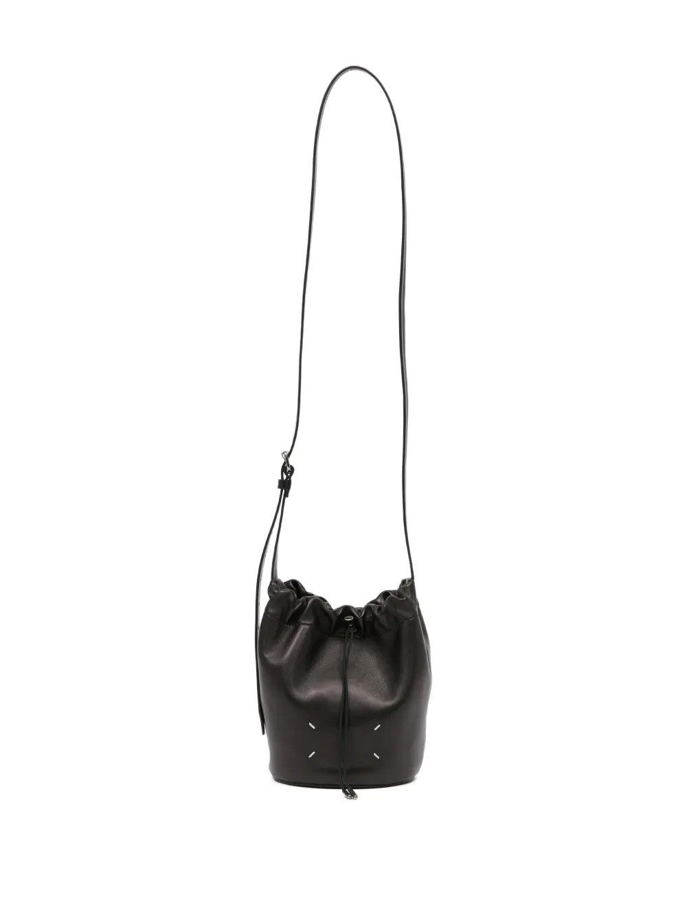 Maison Margiela drawstring pouch bucket bag - Marrone