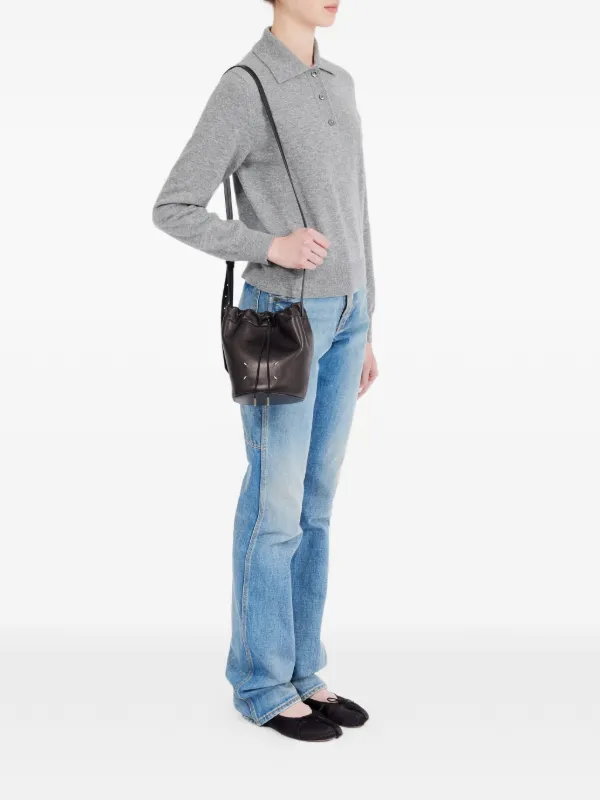 Maison Margiela Four Stitches バケットバッグ | ブラウン | FARFETCH JP