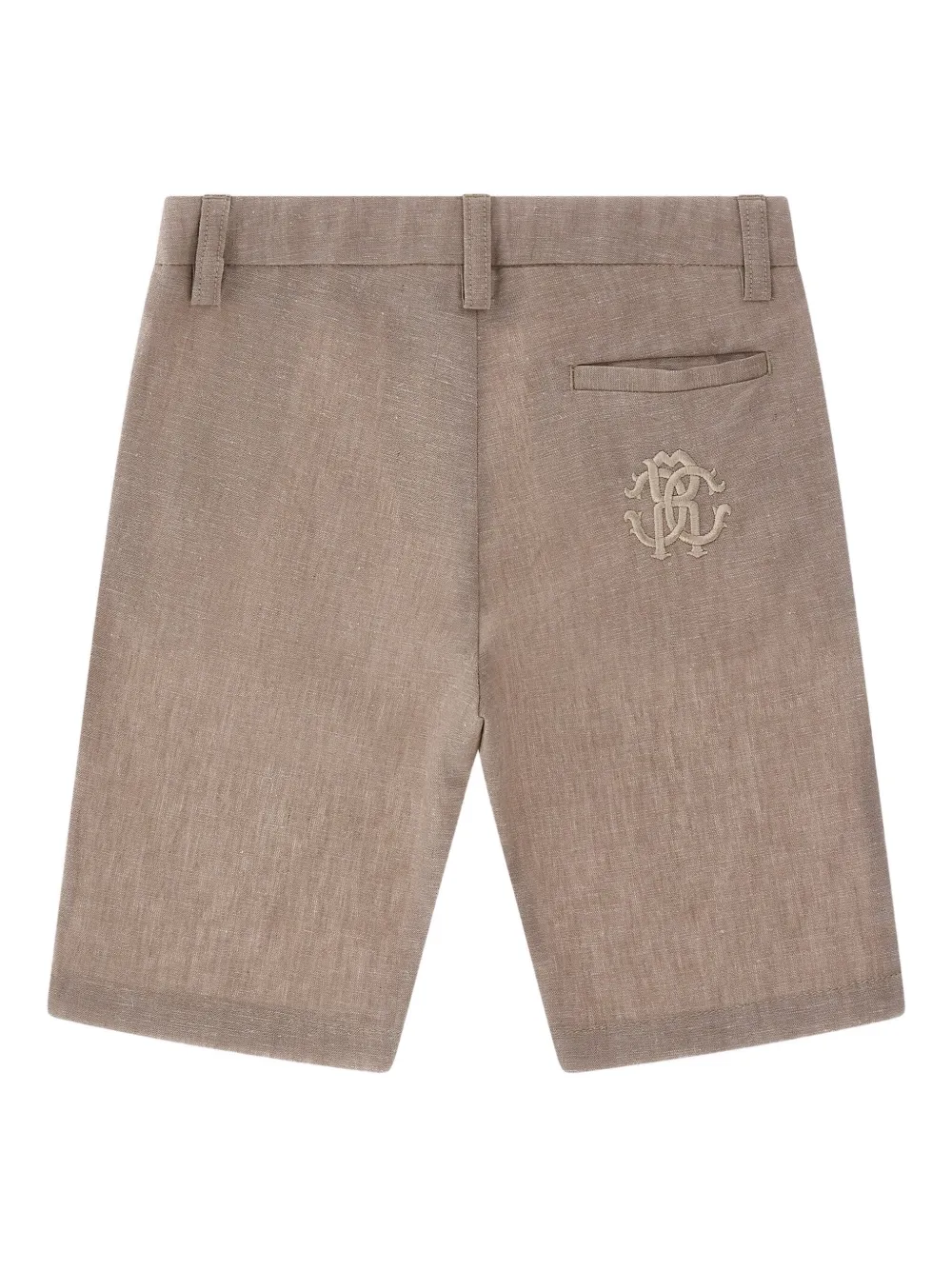 Roberto Cavalli Spijkershorts met RC-monogram Bruin
