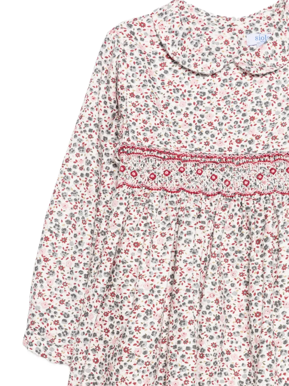 Siola Jurk met bloemenprint Wit