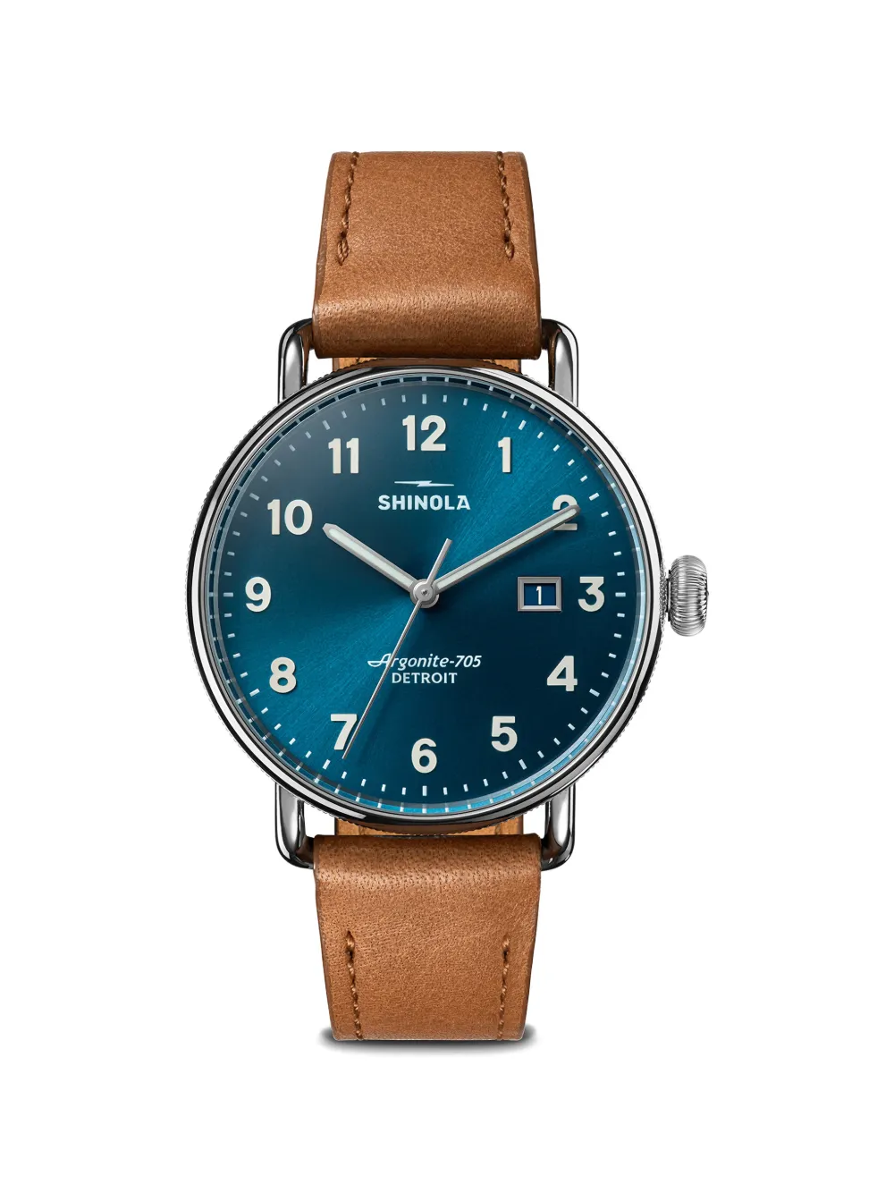 Shinola Canfield 38mm watch - Blu
