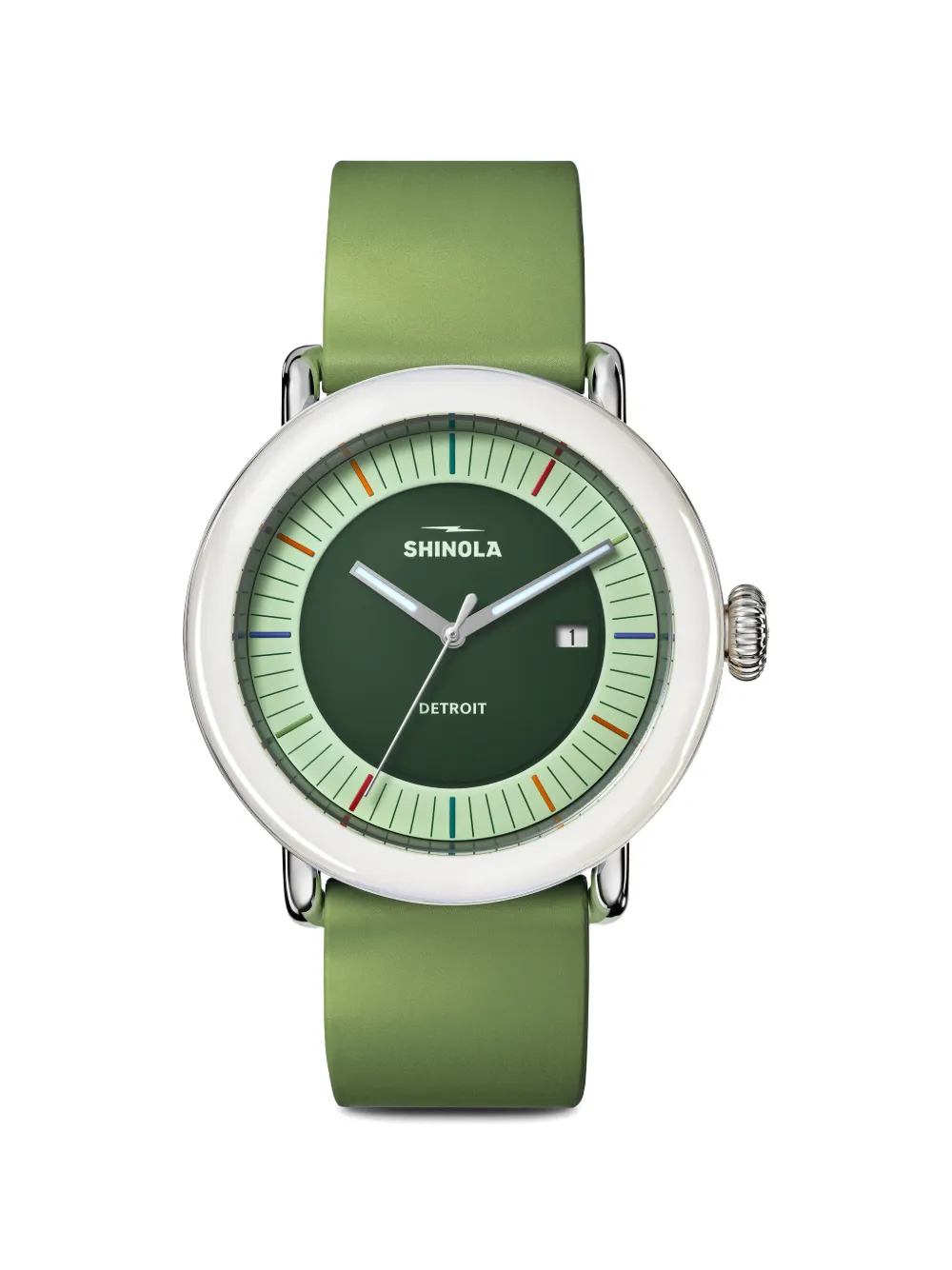 Shinola Detrola 41mm watch - Verde