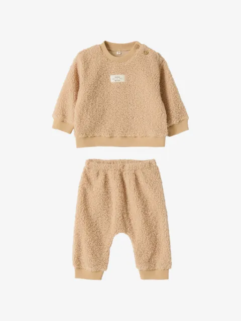 TEDDY & MINOU Top en broek met logopatch