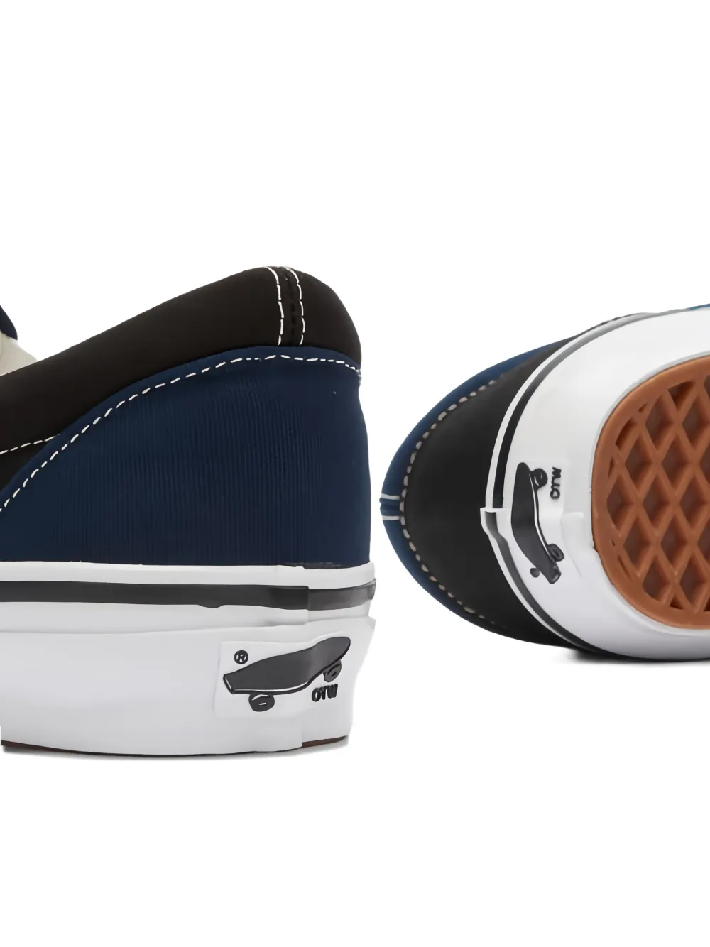 Vans x Engineered Garments OTW Classic Slip-On 98 contrast panel sneakers Blauw