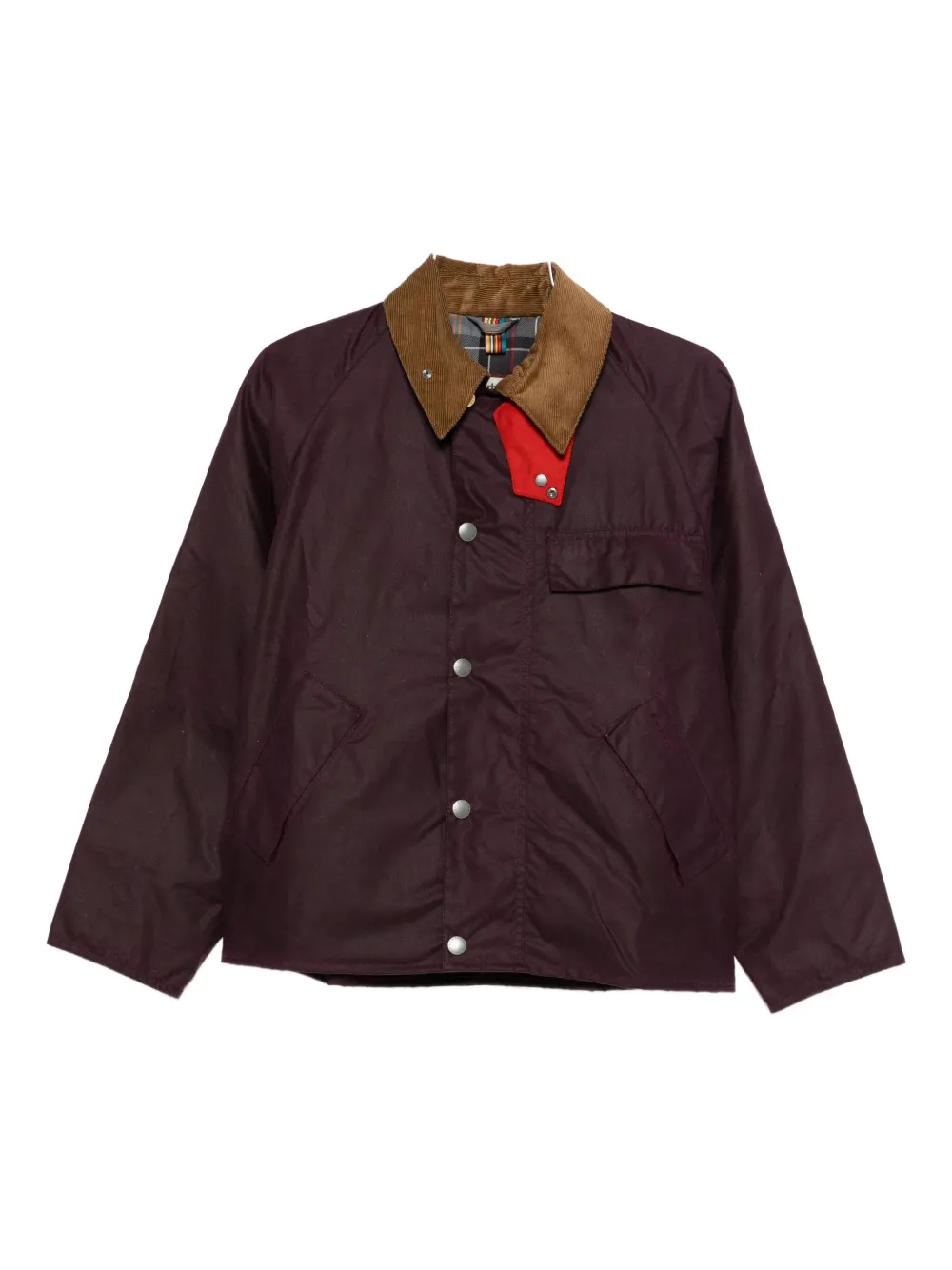 Barbour 252mmwx2516pu71 Jacket In Burgundy